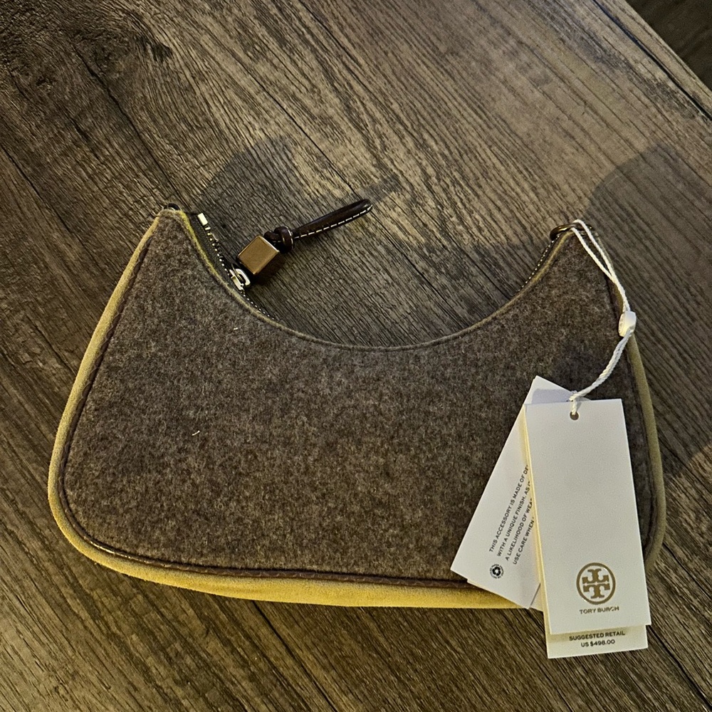 Tory Burch Mercer Felt Small Shoulder Bag